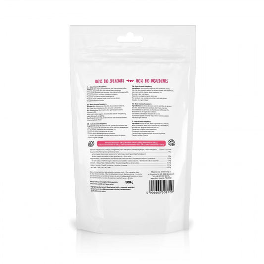Diet-Food BIO KETO GRANOLA RASPBERRY - 200 g-1
