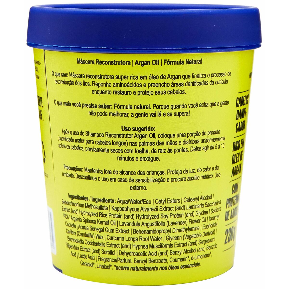 Atkuriamoji plaukų kaukė Lola Cosmetics argano aliejus 230 g