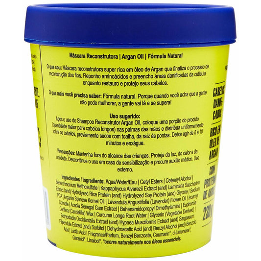 Atkuriamoji plaukų kaukė Lola Cosmetics argano aliejus 230 g