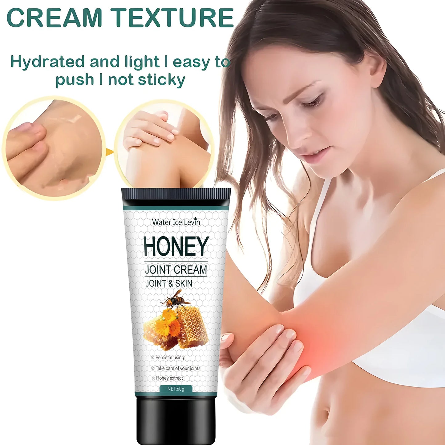 Bee Venom Joint Cream - Hypoallergenic Soothing Moisturizing Lotion,