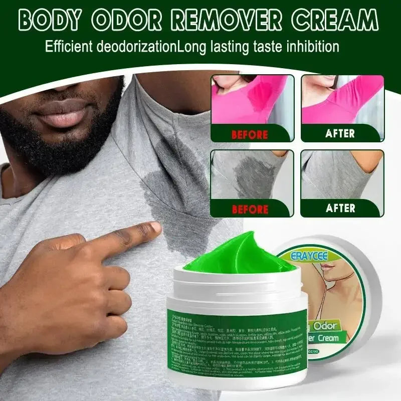 Body Odor Remove Cream Underarm Bad Smell Sweating Removal Armpit