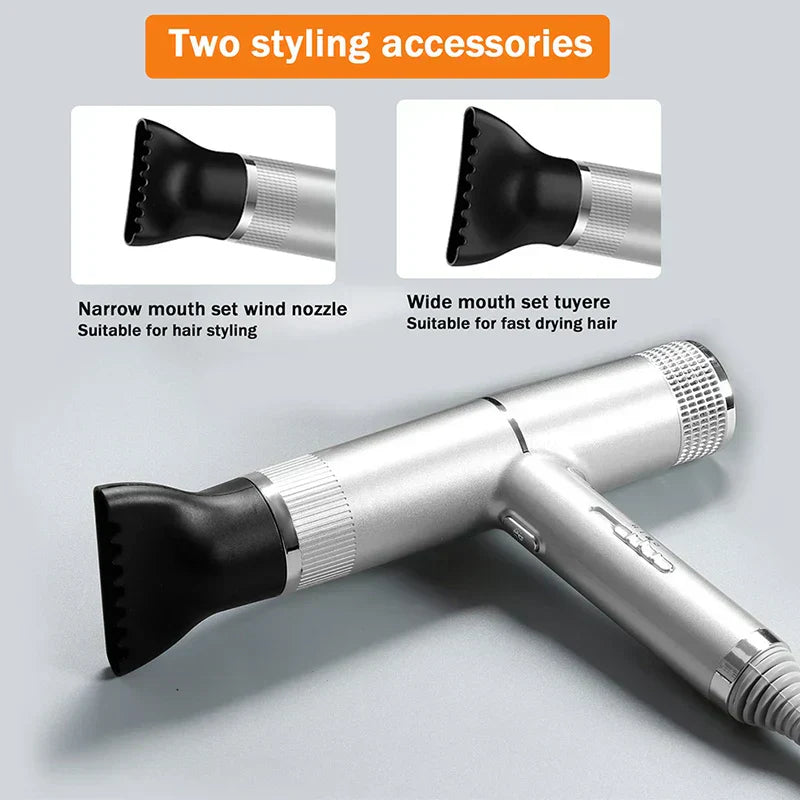 Strong Wind Hair Dryer with Blue Light & Anion Technology