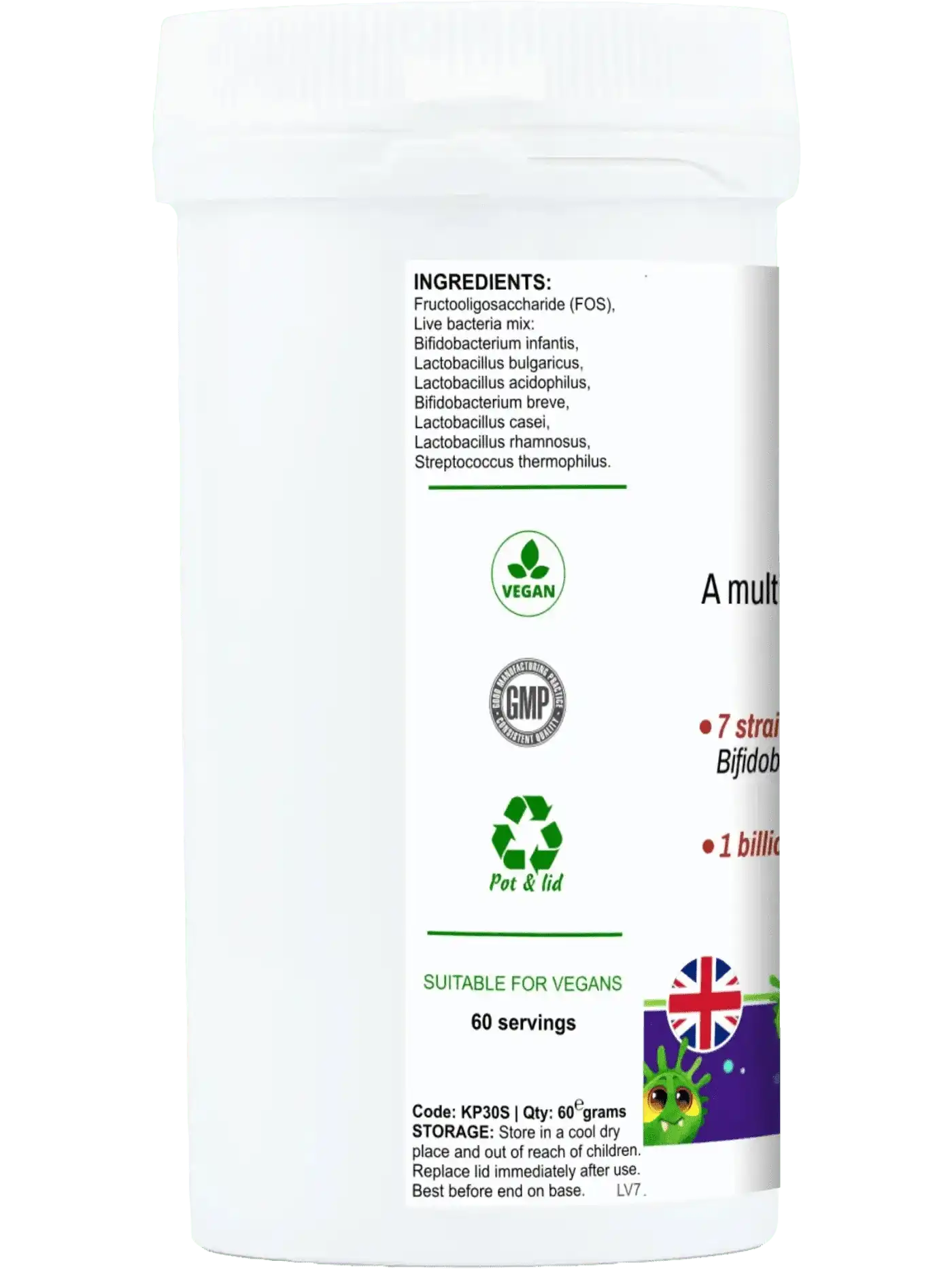 „Little BioGut“ – veganiški vaikų probiotikai