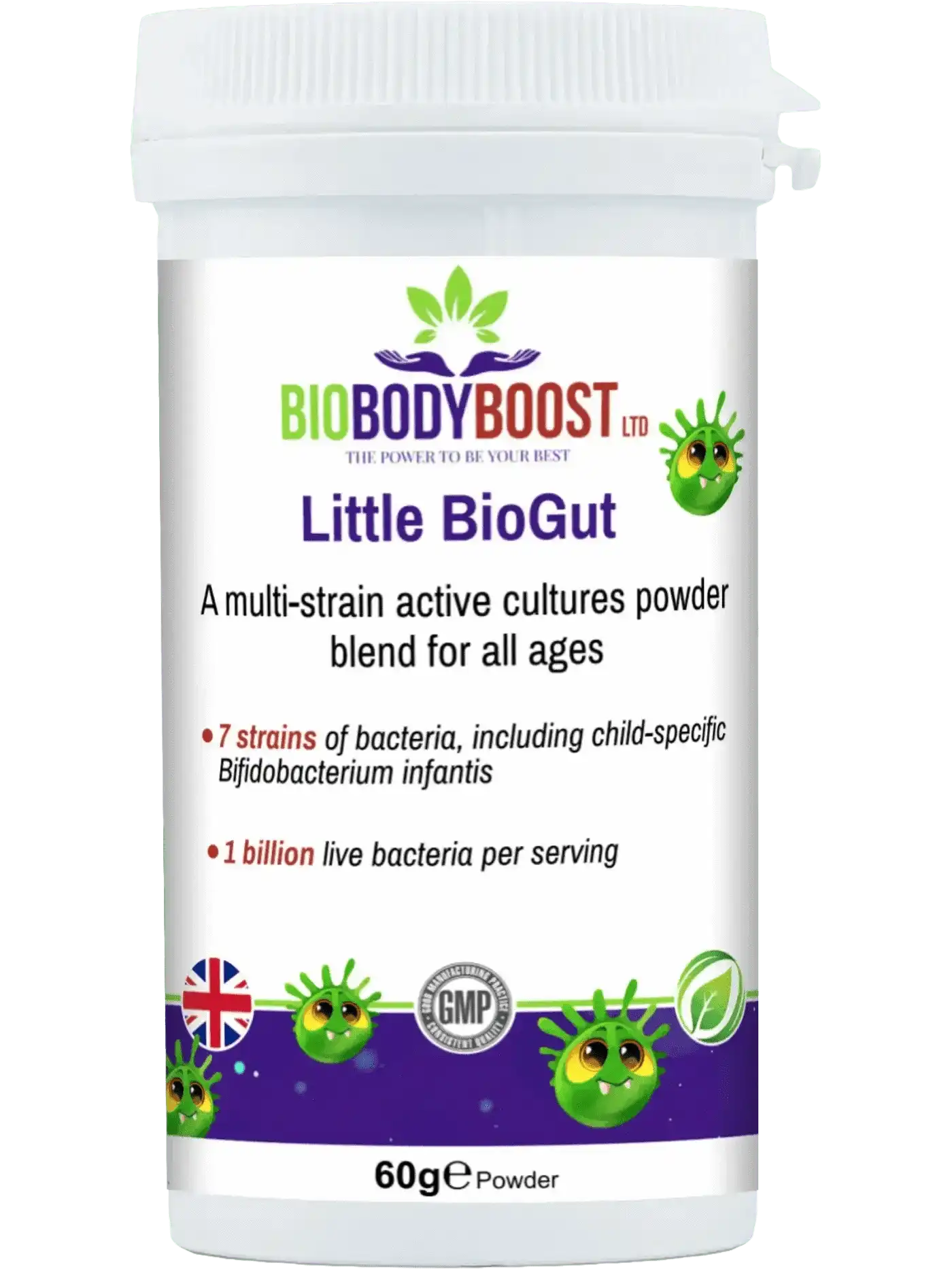 „Little BioGut“ – veganiški vaikų probiotikai